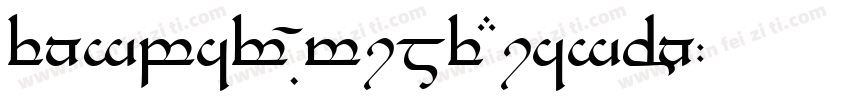 Tengwar Optime Diagon字体转换